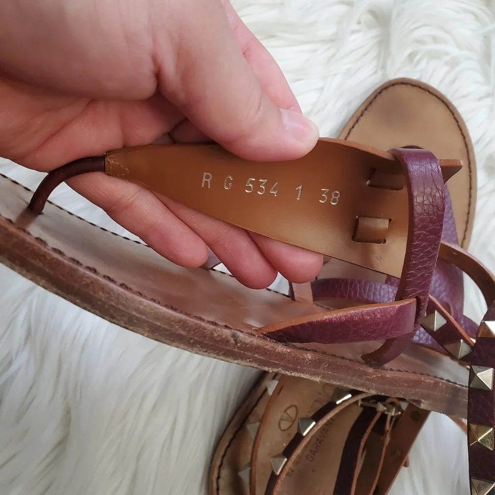 Valentino Garavani  stud wrap sandals - Image 6