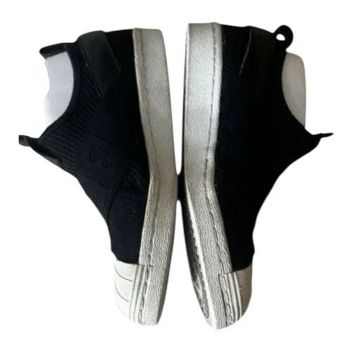 Adidas Women Original Superstar Core Black Slip On Sneakers Size 5.5 CQ2382 - Image 4
