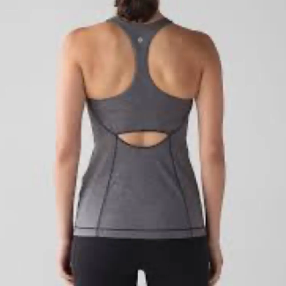 Lululemon In Training Tank Gray Active Tank Top Shirt 6 - Image 2