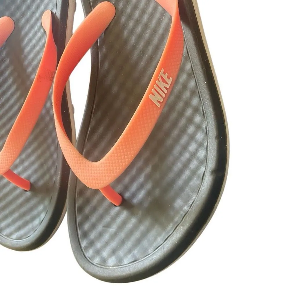 Nike sandals women’s size 7 black pink thongs slip ons - Image 4