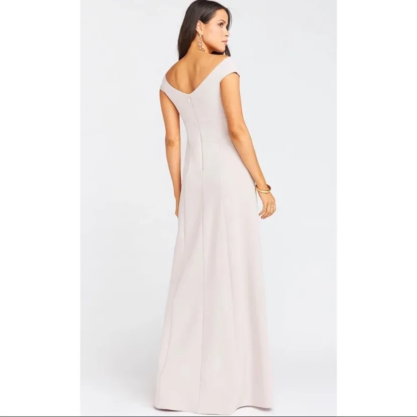 Show Me Your MuMu Zurich Knot Bridesmaid Gown in oyster size‎ small nwt - Image 10