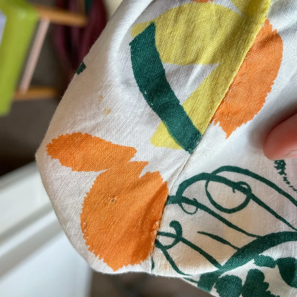 70s Vintage Handmade circle mini Skirt skater skirt Size 2 - Image 2