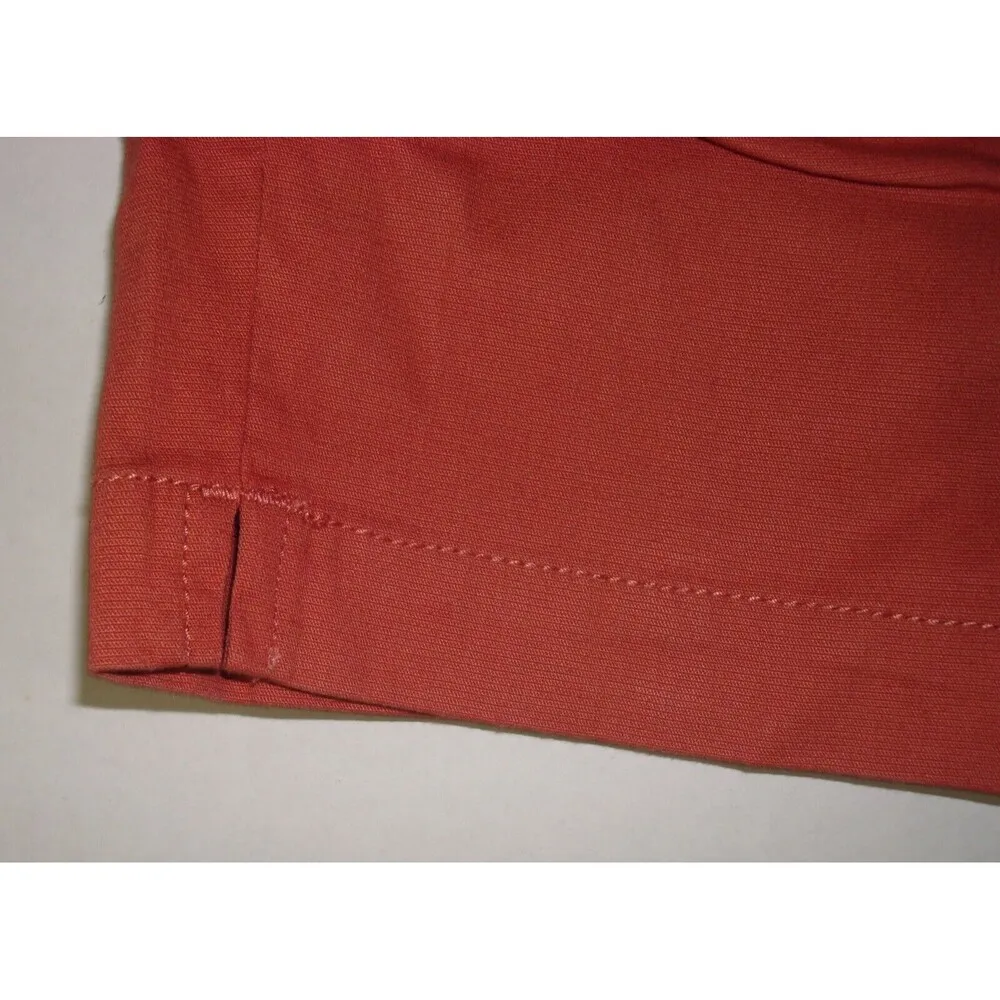 Womens 8 New NWT Orange Hike Shorts Pocket Long UPF 40 Trail Elle Prana Knicker - Image 5