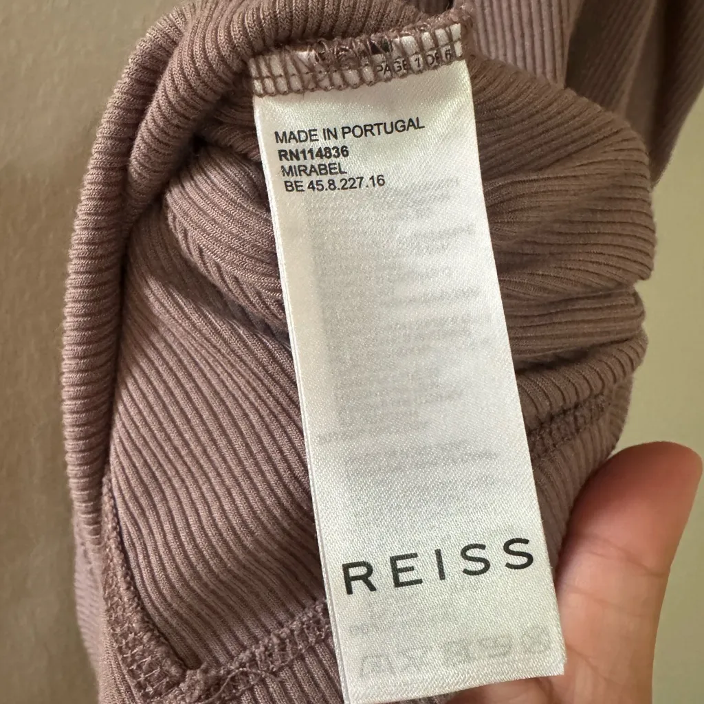Reiss Ribbed Tank Top - Image 4