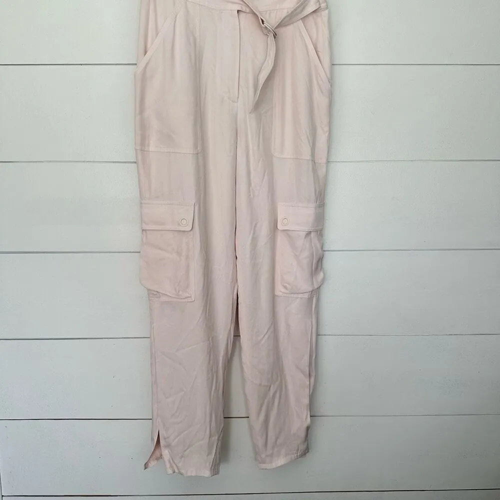 Jonathan Simkhai Women’s 6 Light Pink Cargo Utility Pants - Image 2