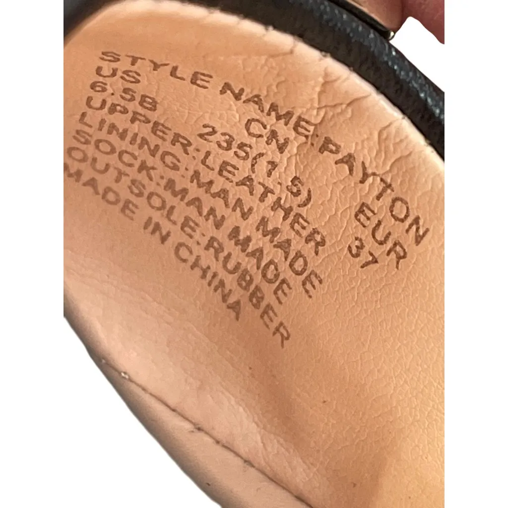 Kate Spade Payton Black Leather Flats Loafers Shoes Size 6.5B KU 8720 - Image 13