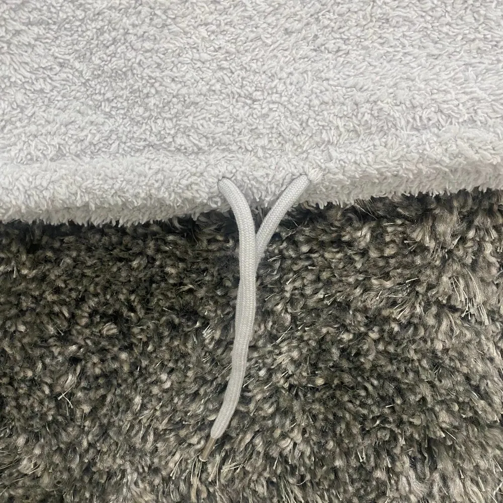 Gap Body Sherpa Slouchy Hoodie in Gray, Size L​​​​​​​​ Gray Size L - Image 3