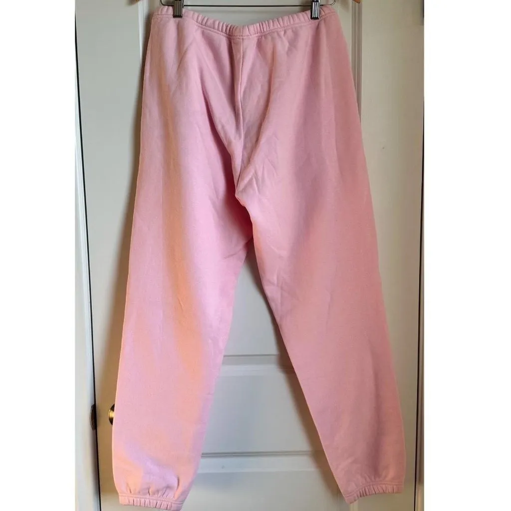 Skims Cotton Fleece Classic Jogger in Cherry Blossom, Size Medium - Image 5