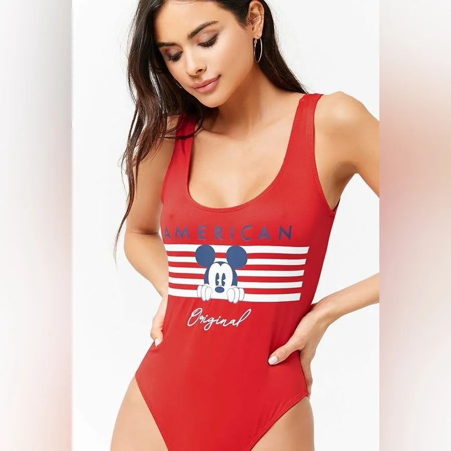 women’s disney mickey mouse one piece swimsuit - Image 6