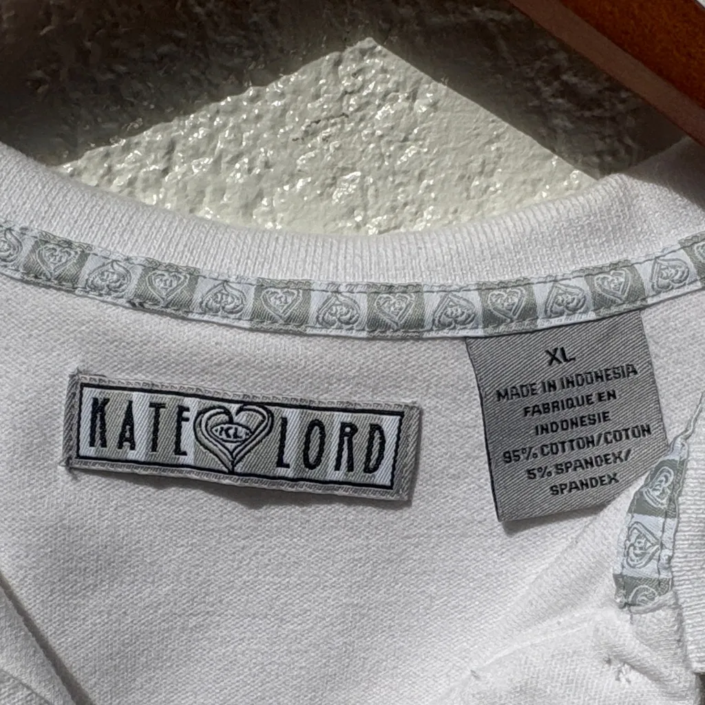 Kate Lord Golf ⛳️ Polo White Size XL - Image 2