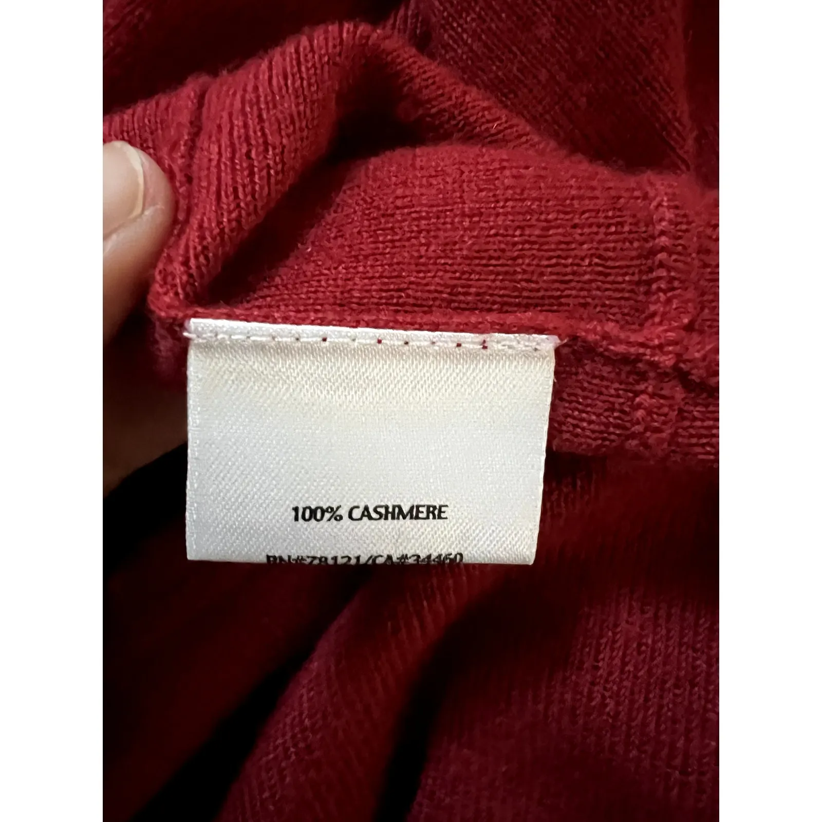Eileen Fisher Women's Red Cardigan 100% Cashmere Size Large - Image 6