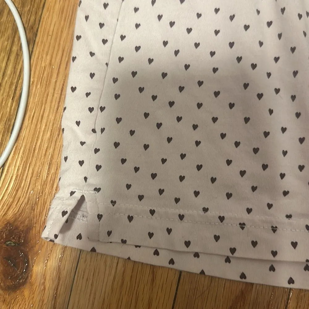 Calvin Klein sleep shorts with brown hearts - Image 3