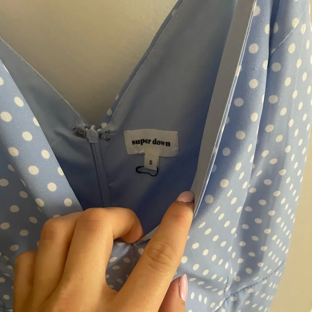 Super Down - Blue Polka dot Dress - Image 5