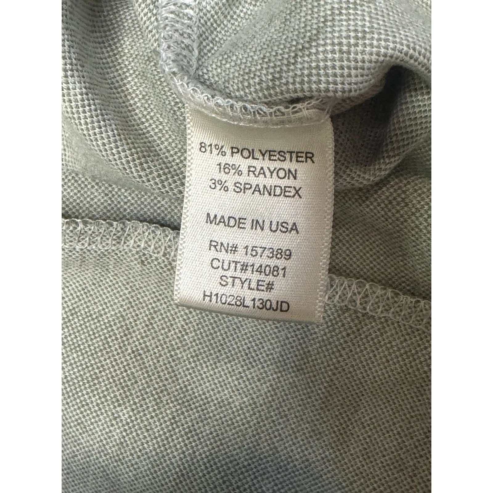 Altar'd State Green White Plaid Cropped Flare Pants Small Retro Boho Made In USA - Image 7