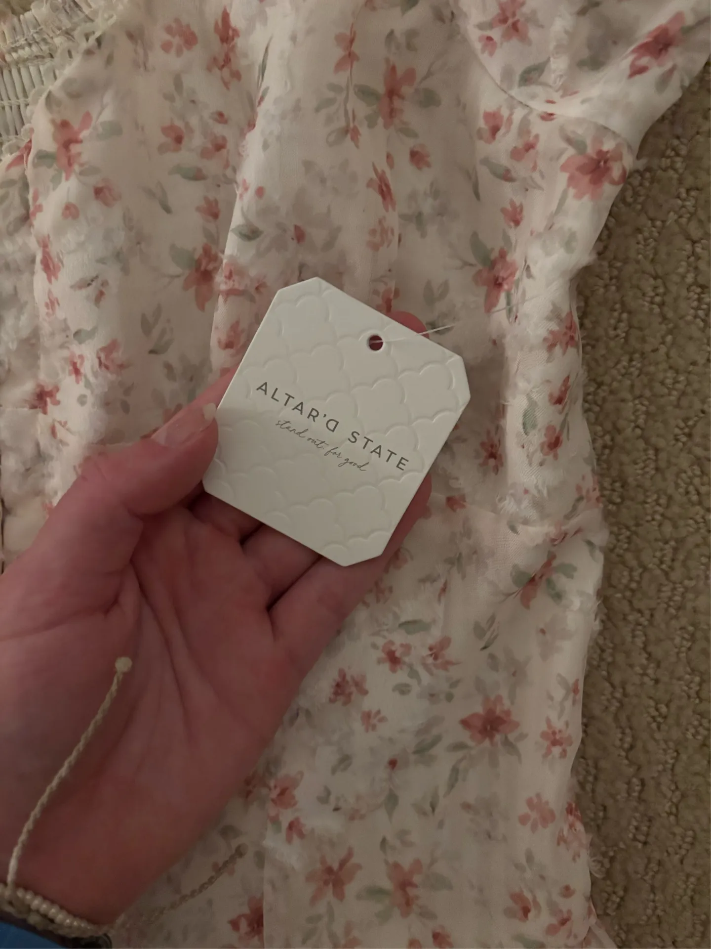 Altar'd State Corset Top Floral - Image 2