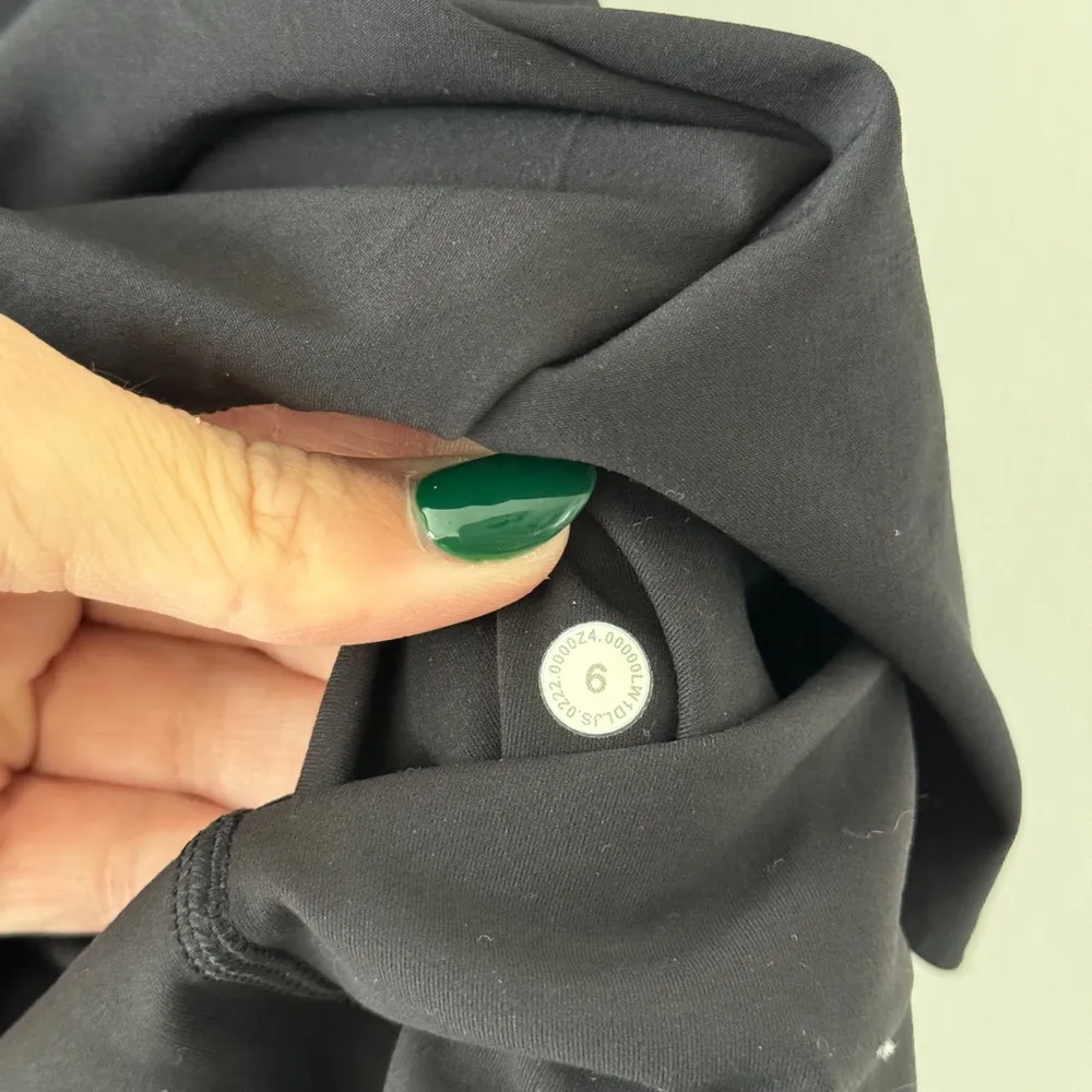 LULULEMON Everlux Black Tennis Tank Top Dress 6 - Image 7