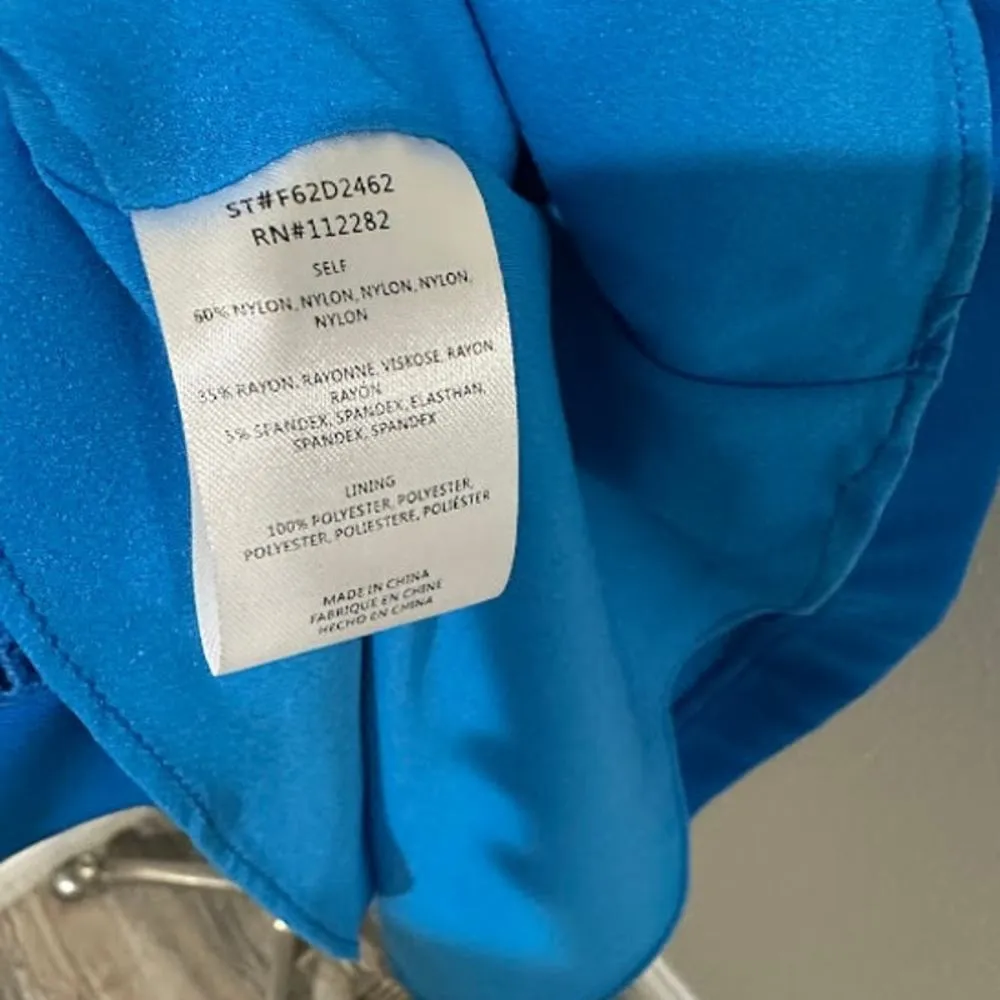 Adelyn Rae Mini Cocktail Dress Cyan (Blue) Size Large New With Tags - Image 10