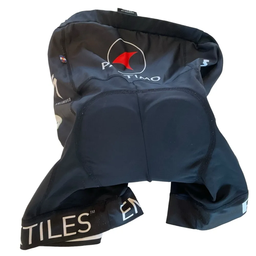 Pactimo Padded Cycling Shorts Women’s S Nylon/Spandex Blend 4.5” Inseam SDBC Orange - Image 4