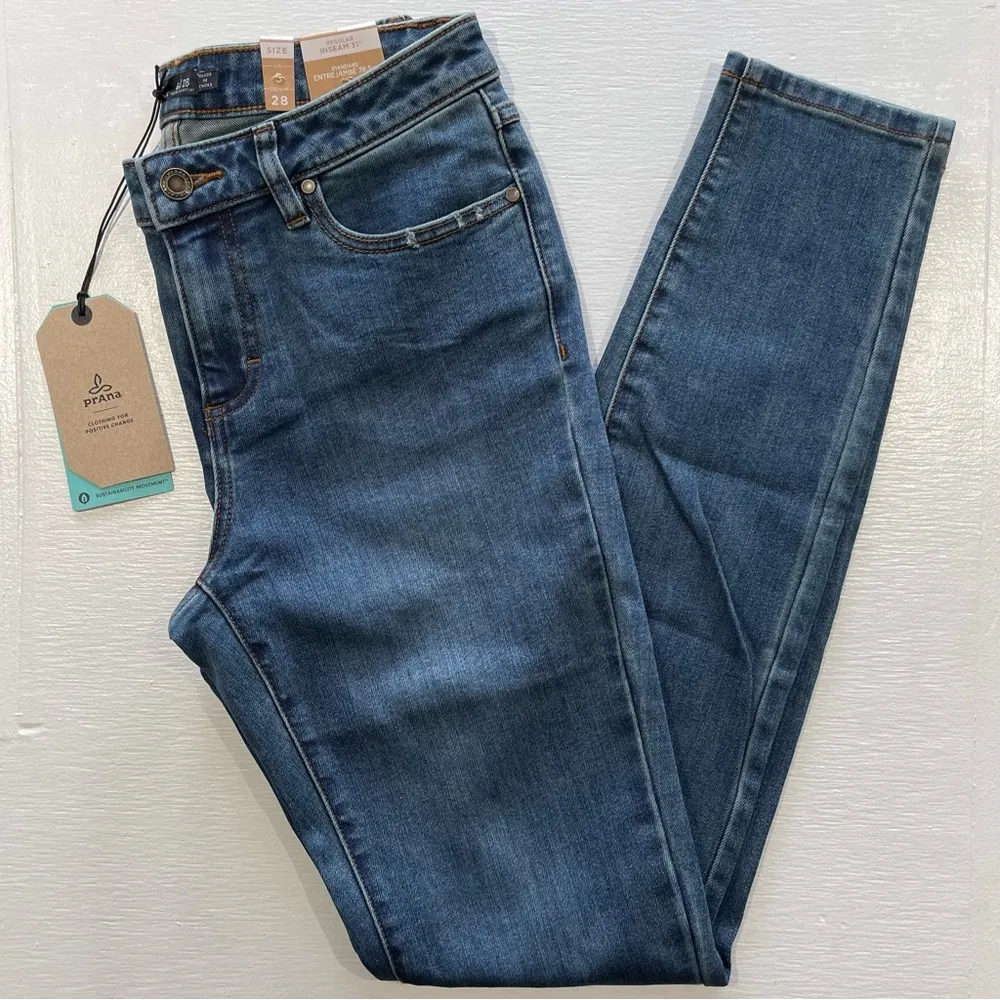 New  Sienna Skinny Jeans Stretch Denim True Blue Size 6 - Image 11