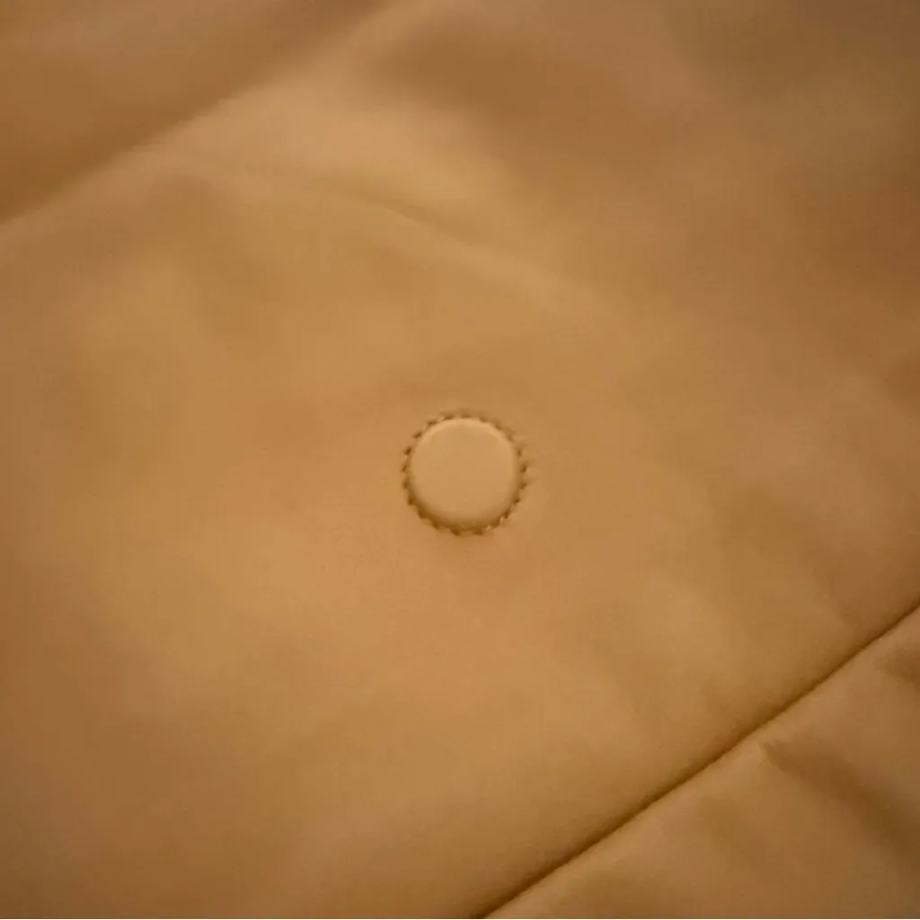 Jason Wu Duvet Large Leather Foldover Clutch Tan EUC - Image 3