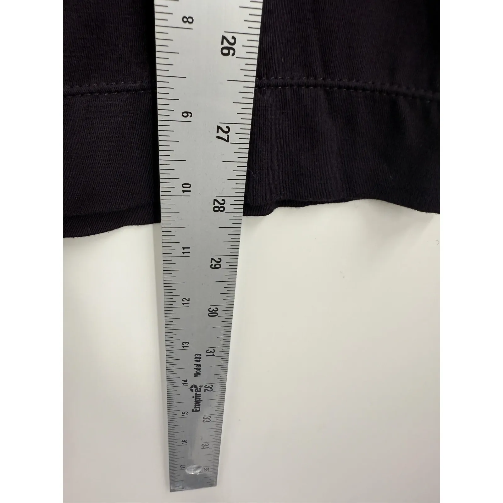 Theory Shirt Womens Medium Purple Scoop Neck 3/4 Sleeve‎ Pleated Stretch Blouse - Image 7