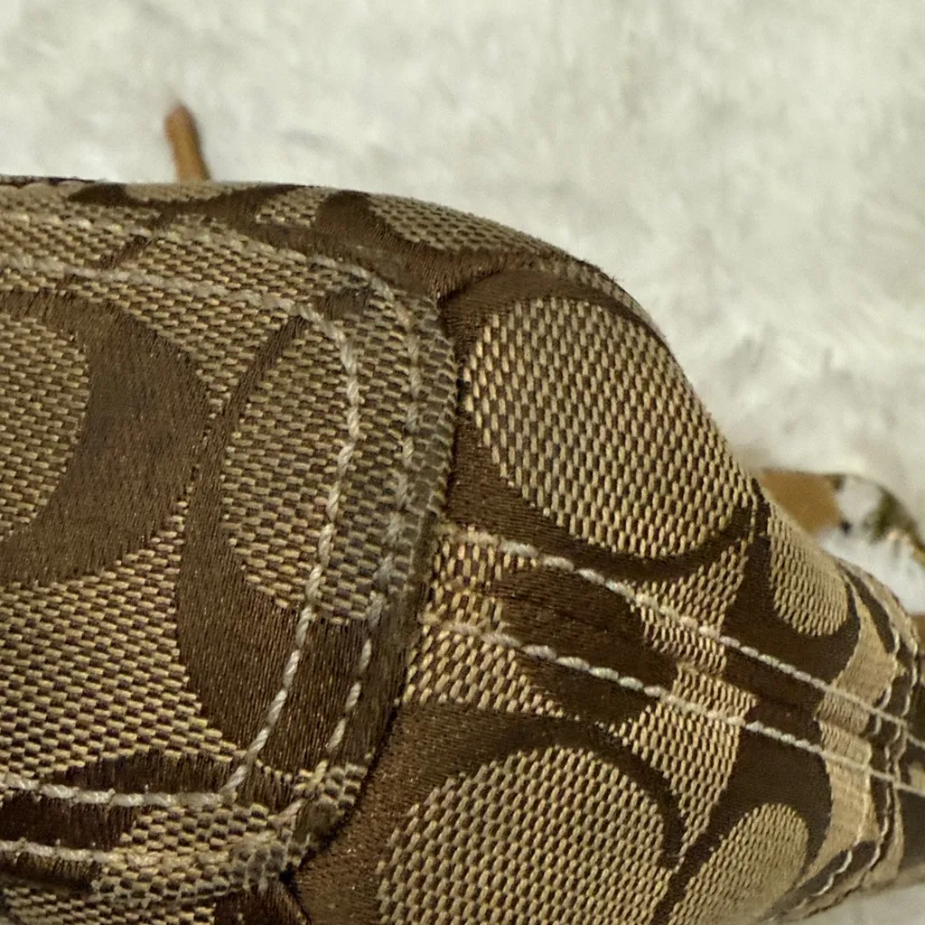 Coach  Tan and Brown Crossbody Bag - Image 11