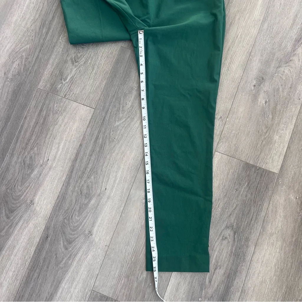 Chicos Pants Womens 0.5R US 6R Green Pull On High Rise Slimming Stretch Career - Image 10