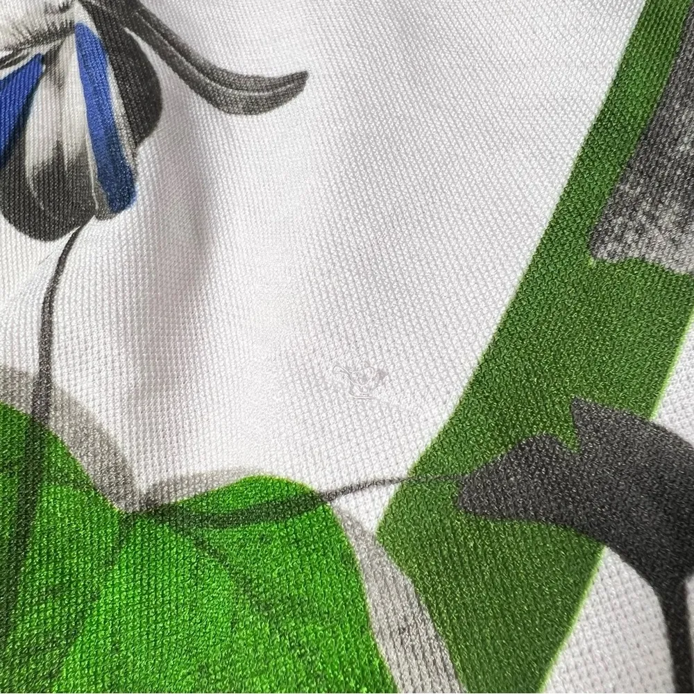 Zara White Floral Cropped Swing Tank Top - Image 12