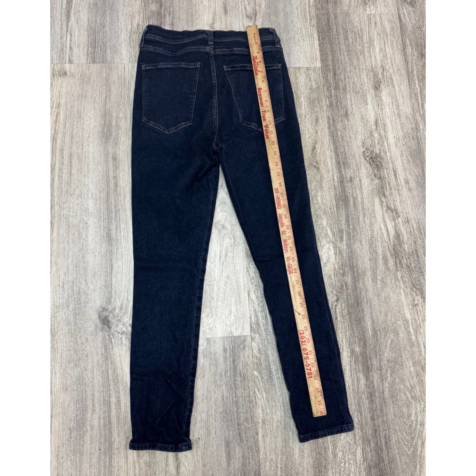 AGOLDE Premium Roxanne High Rise‎ Skinny Jeans Size 28 Dark Wash Denim Women's - Image 8