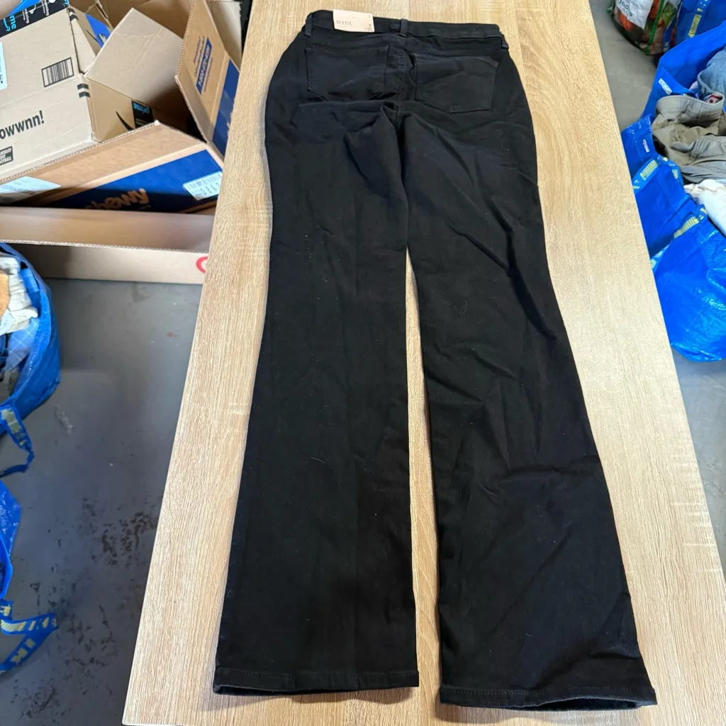 NYDJ Barbara Bootcut Jeans in Black High Stretch Denim Size 2 NWT - Image 8