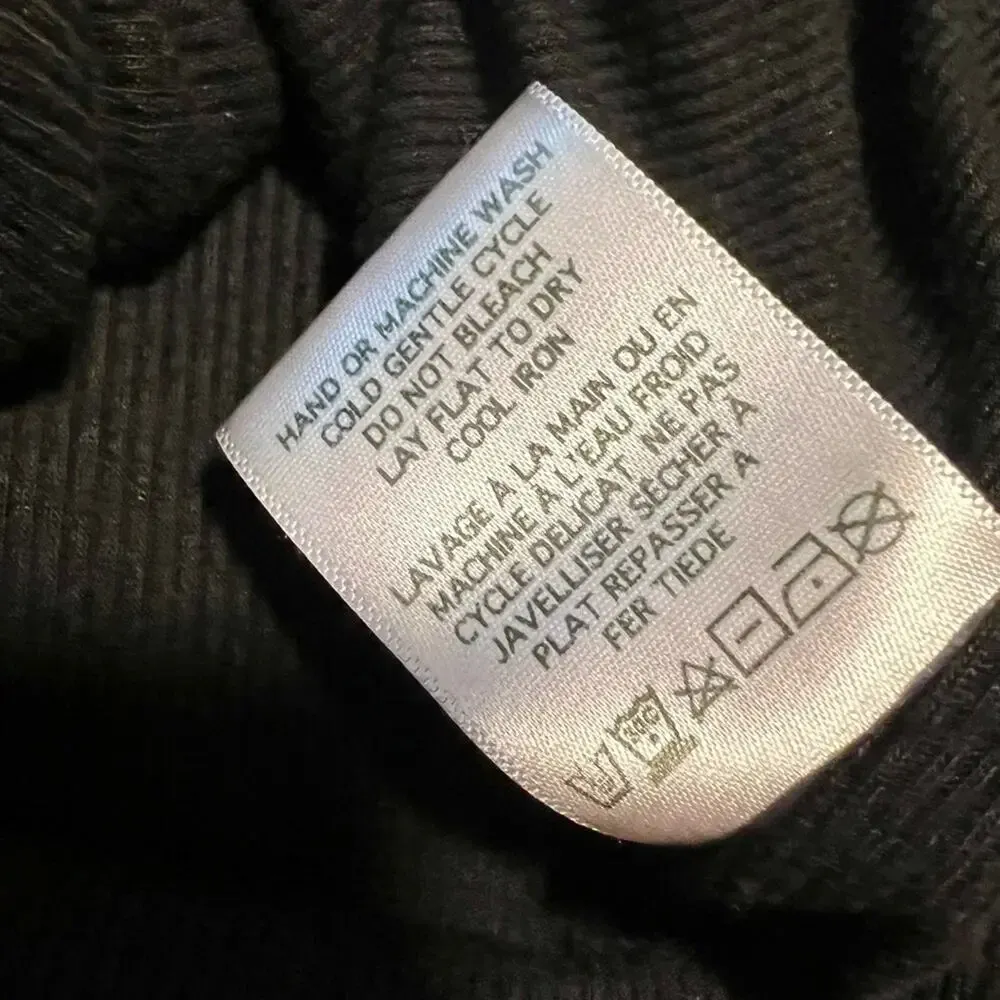 MICHAEL LAUREN Tyrone Crop‎ Top in Black size Medium - Image 5