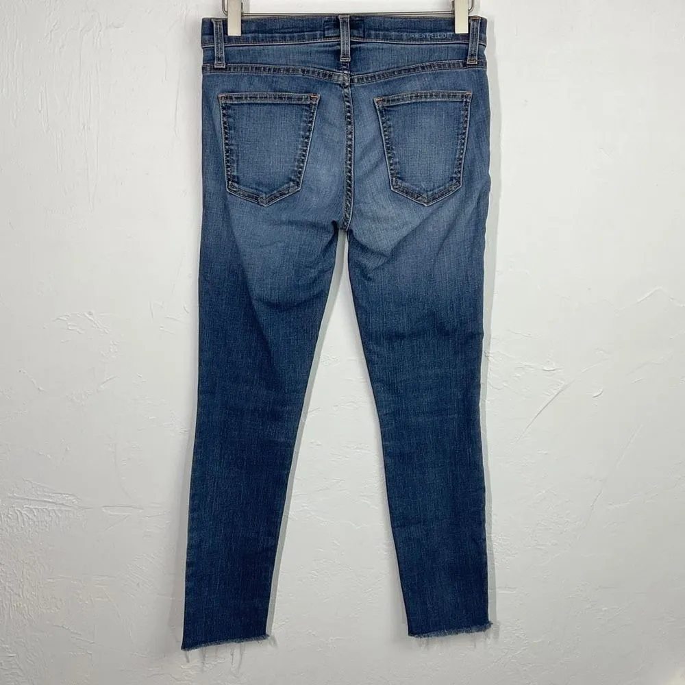 Current/Elliott Current Elliott Blue Stagecoach The Ankle Skinny Jeans 0 25 in - Image 5