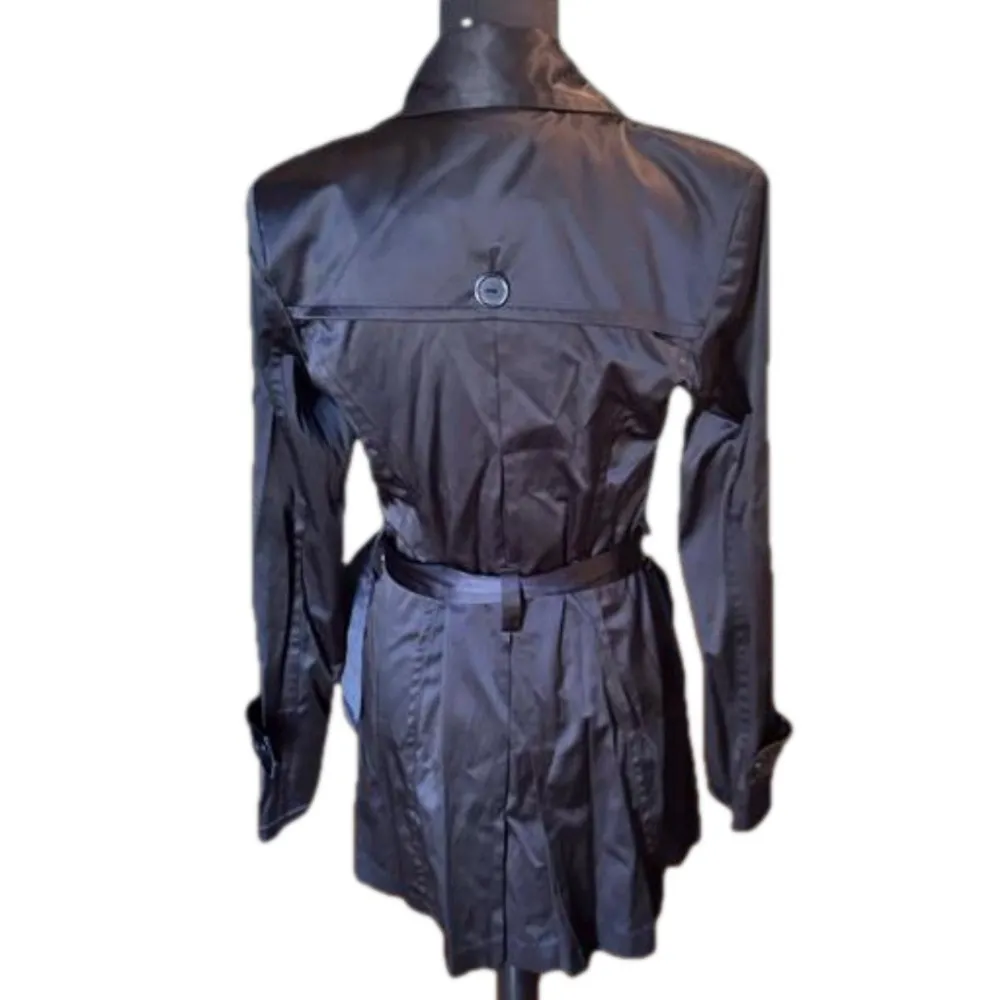 IZ Byer California Black Trench Coat - Image 3