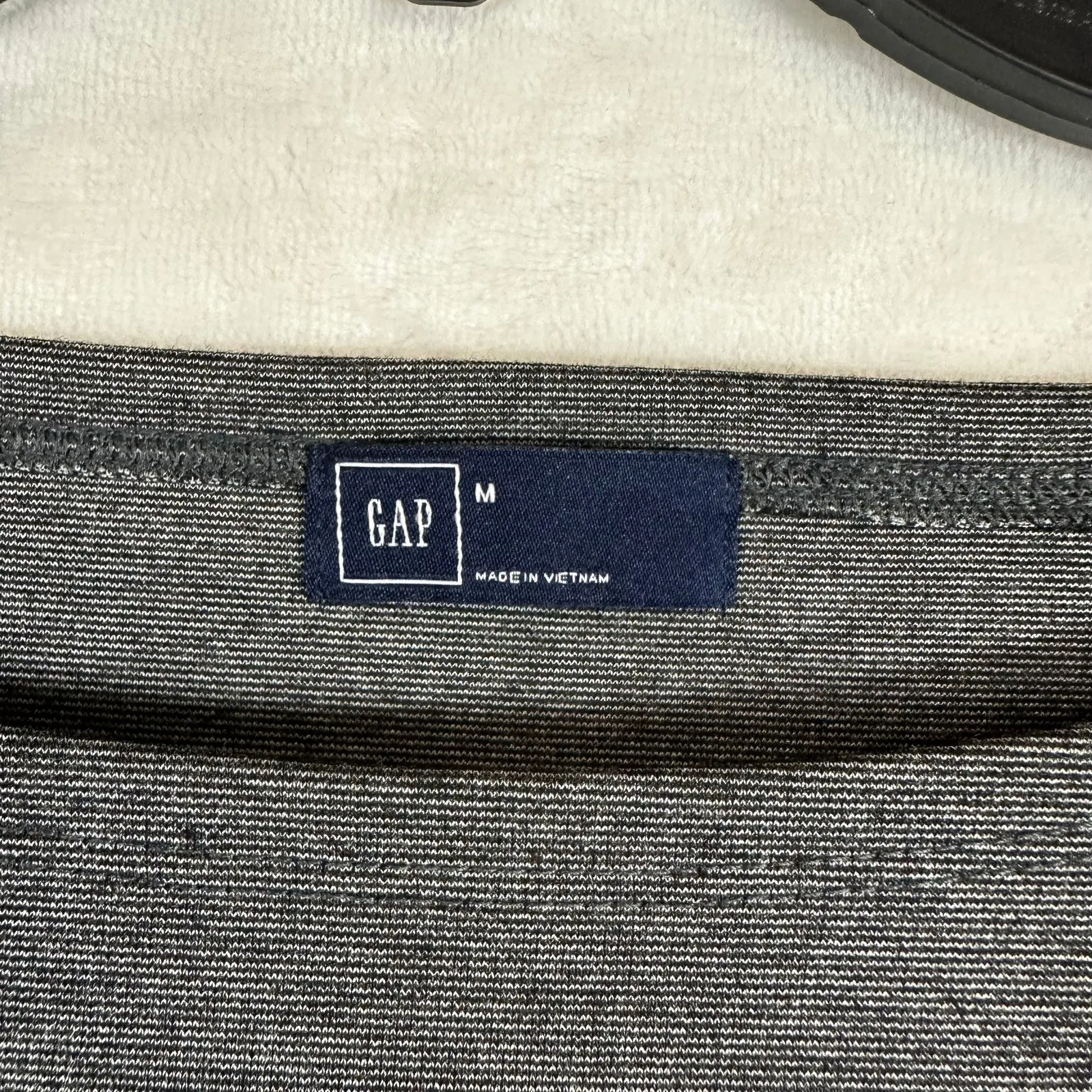 GAP Medium Dress Gray Boatneck Midi Long Sleeve Party‎ Formal Neutral Stretchy - Image 7