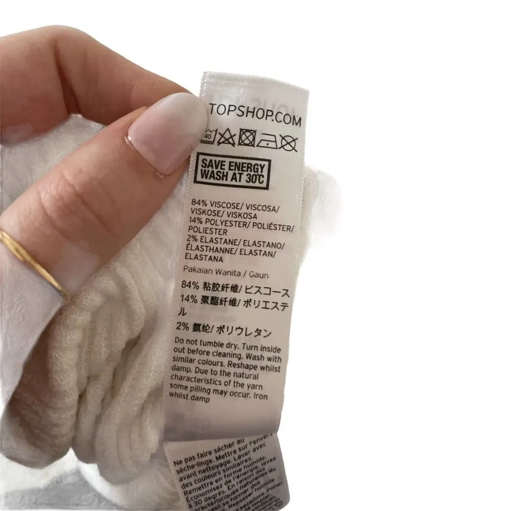 Topshop White Sleeveless Fit & Flare Mini Dress - Image 4