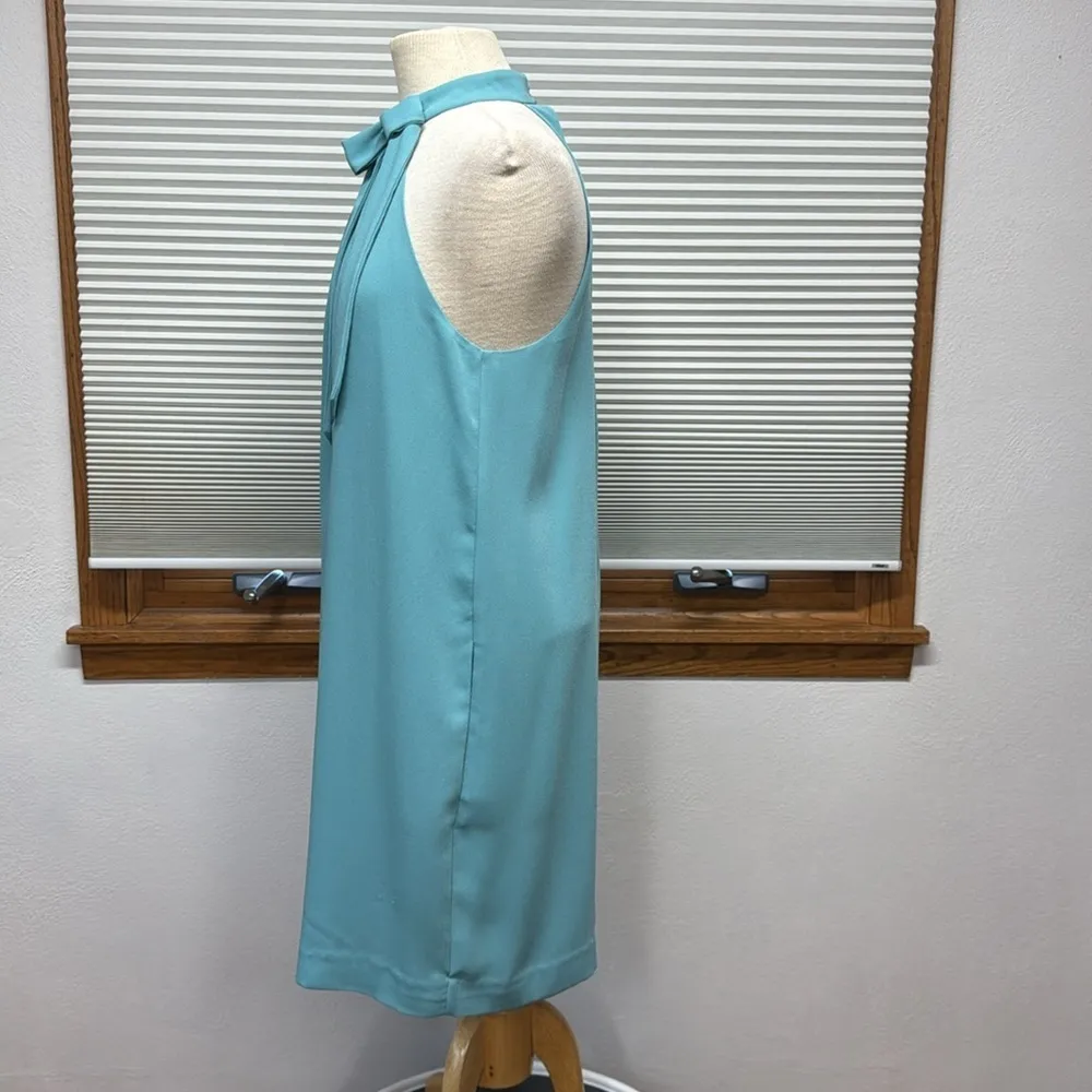 BCBGMaxAzria NWT Ocean Teal Doris Halter Mini Dress Size Medium - Image 7