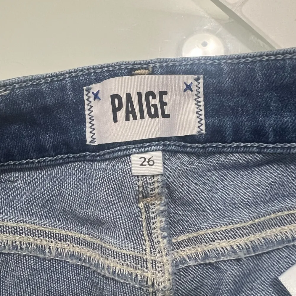 PAIGE Blue Denim Hoxton Ankle Jeans Size 26 US $219 - Image 6