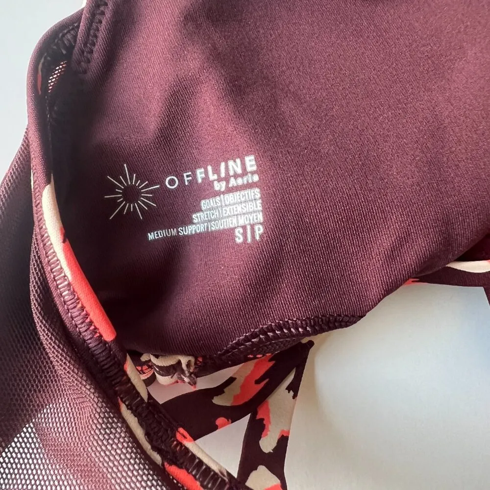 NWT Aerie Offline Goals Stretch Medium Support Sports Bra Size Small S NEW - Image 7