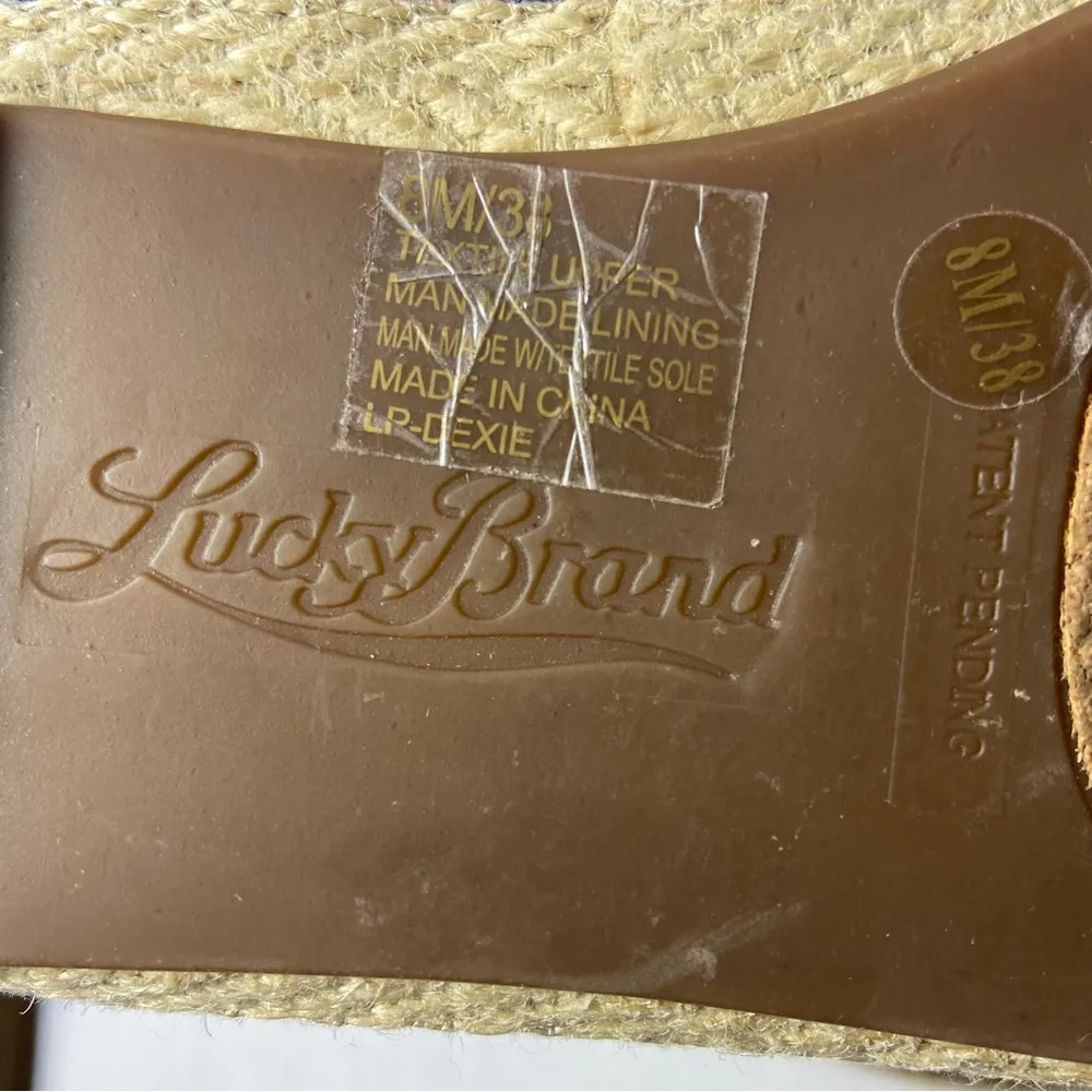 Lucky Brand  Aztec Flat Espadrille Loafers Women’s Size 38 / 8 New Without Box - Image 10