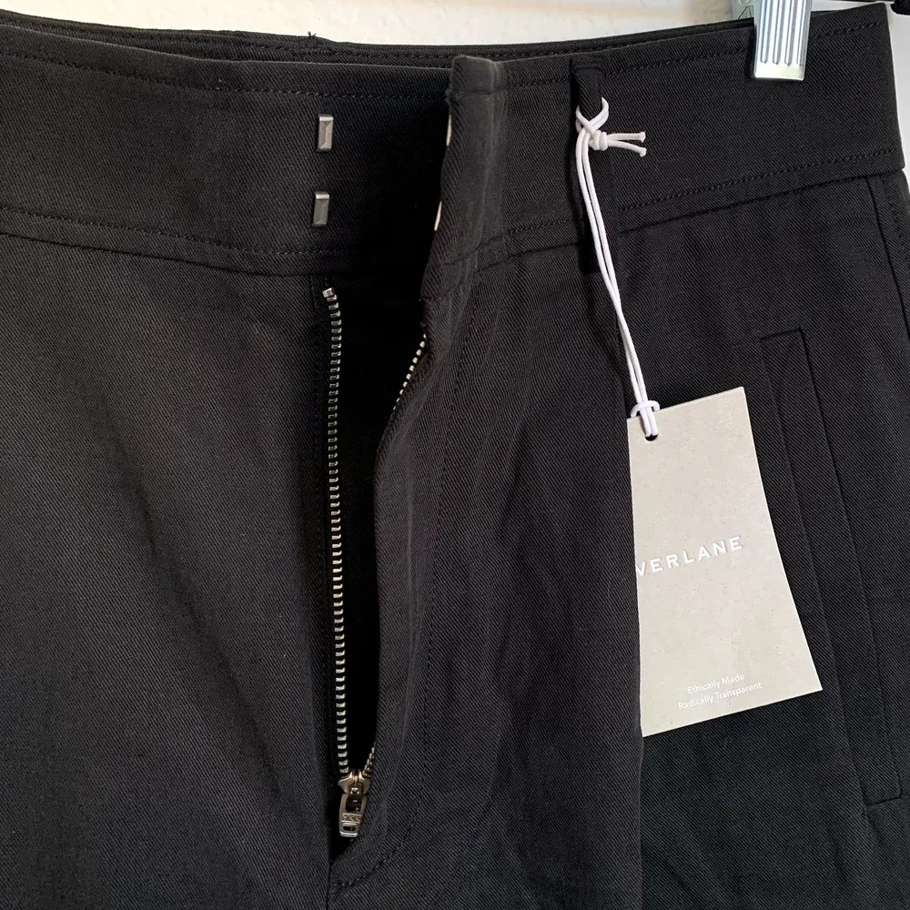 NWT Everlane The Way High Drape Pant in Black - Image 10