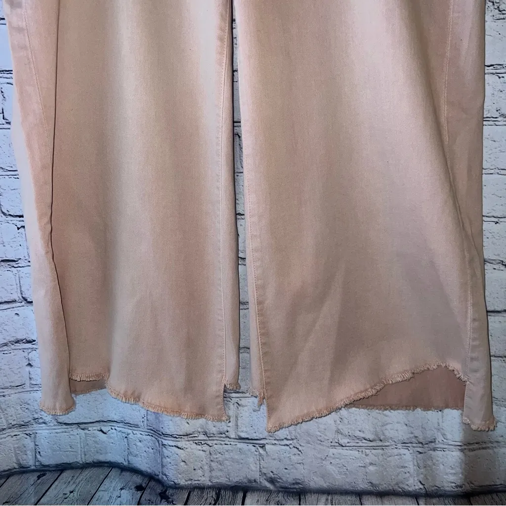 DL1961 NWT Hepburn Wide Leg High Rise Vintage in Pink Bellini Plus Size 18W - Image 3