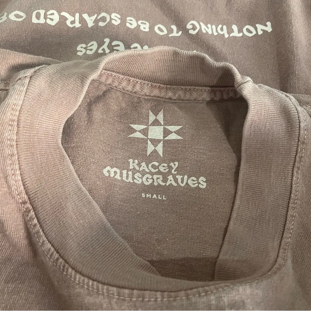 Kacey Musgraves Deeper Well Tracklist Tee Size Small Brown - Image 4