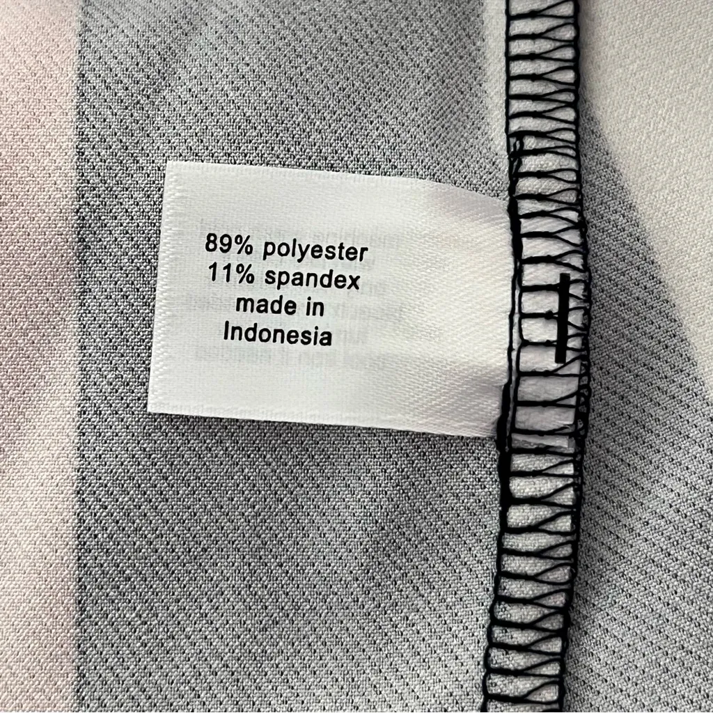 Lane Bryant Fit & Flare Dress Flutter Sleeve Belted Stripe Multicolor 18 - Image 6