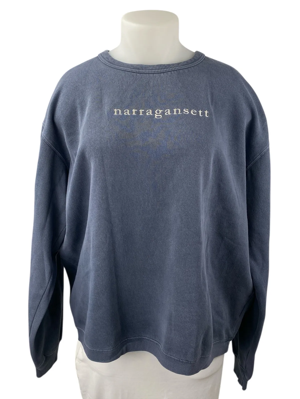 Austins Narragansett Blue Long Sleeve Crew Neck Sweatshirt Sweater Top Size XL - Image 1