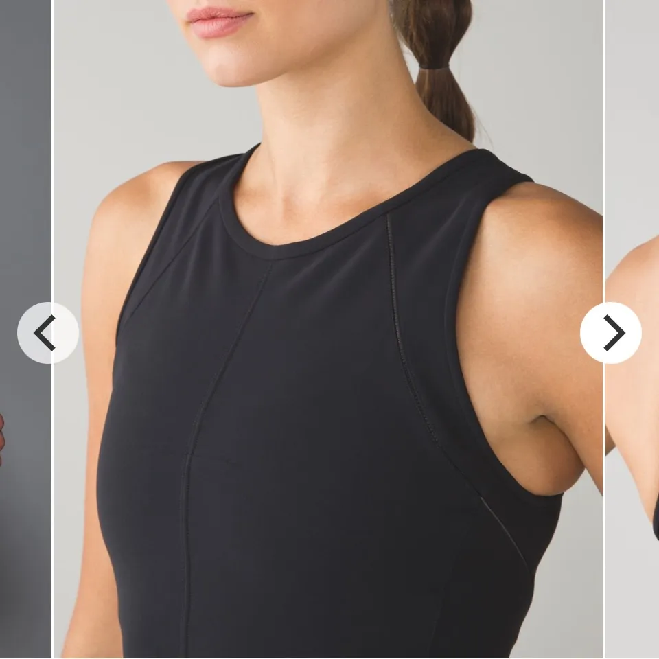 Lululemon &go Til Dawn
Dress Black  12 athletic workout yoga casual classic $168 - Image 2