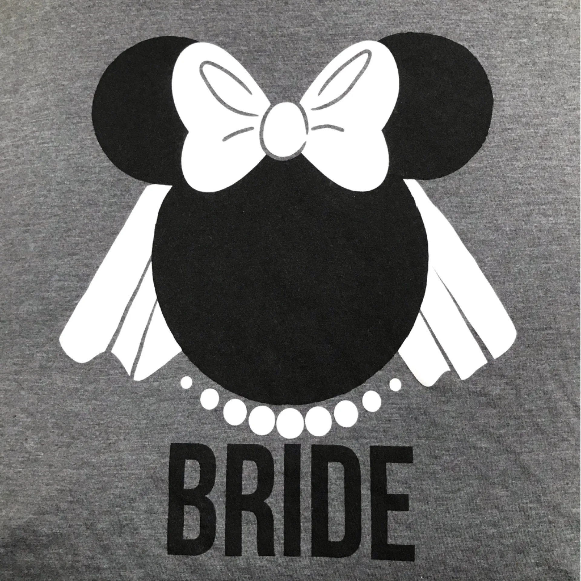 Disney X Torrid Gray Minnie Mouse Bride Graphic T-Shirt - Size 28 - Image 6