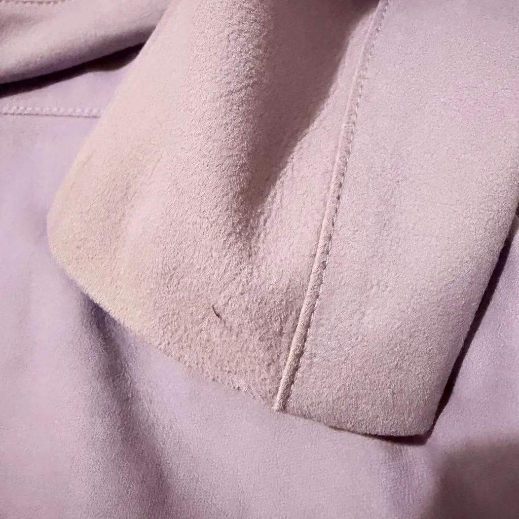 Siena Studio Mauve Suede Jacket, Size L Purple Size L - Image 10