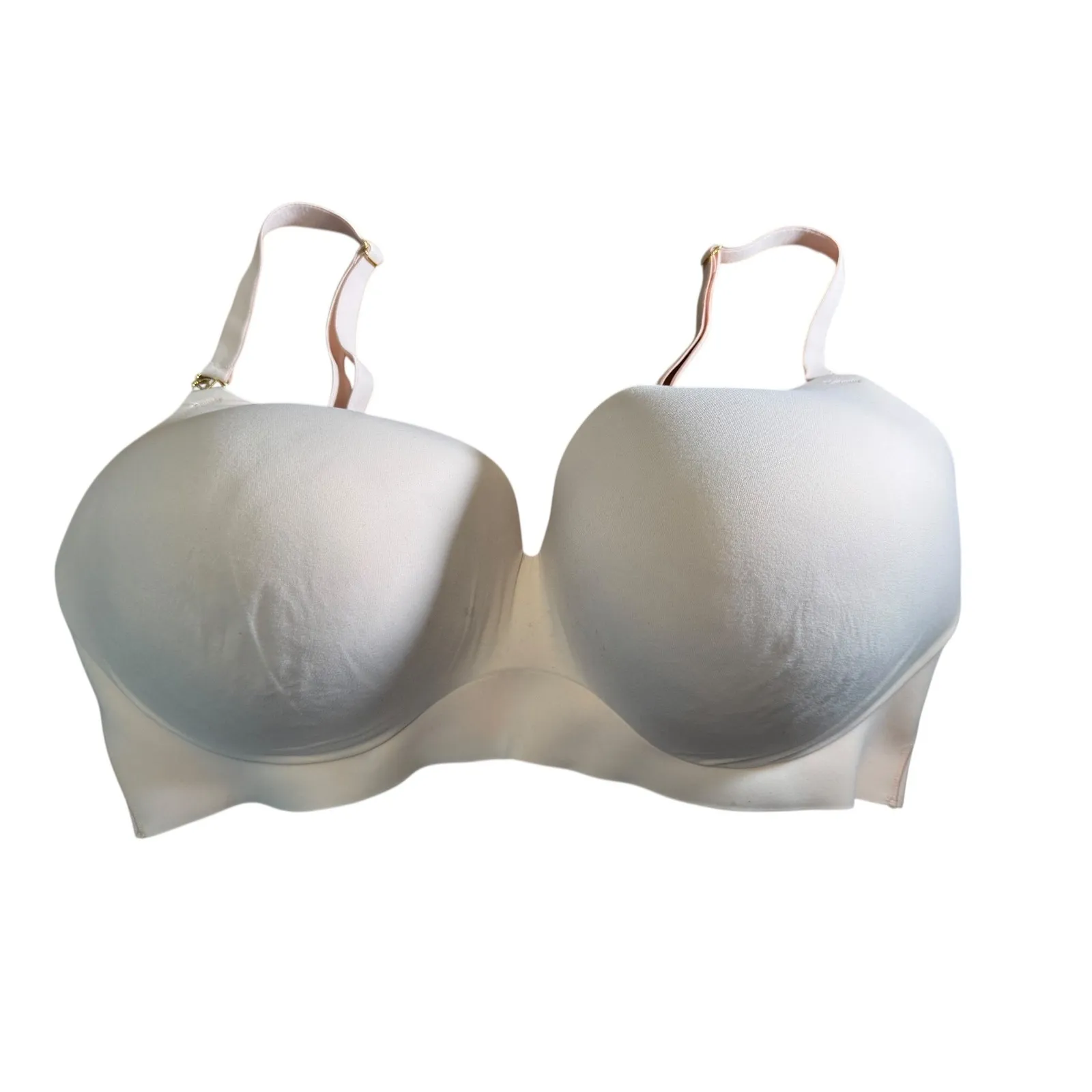Victorias Secret 40D White TShirt Lightly Lined Wireless Bra Double Effet Second - Image 8