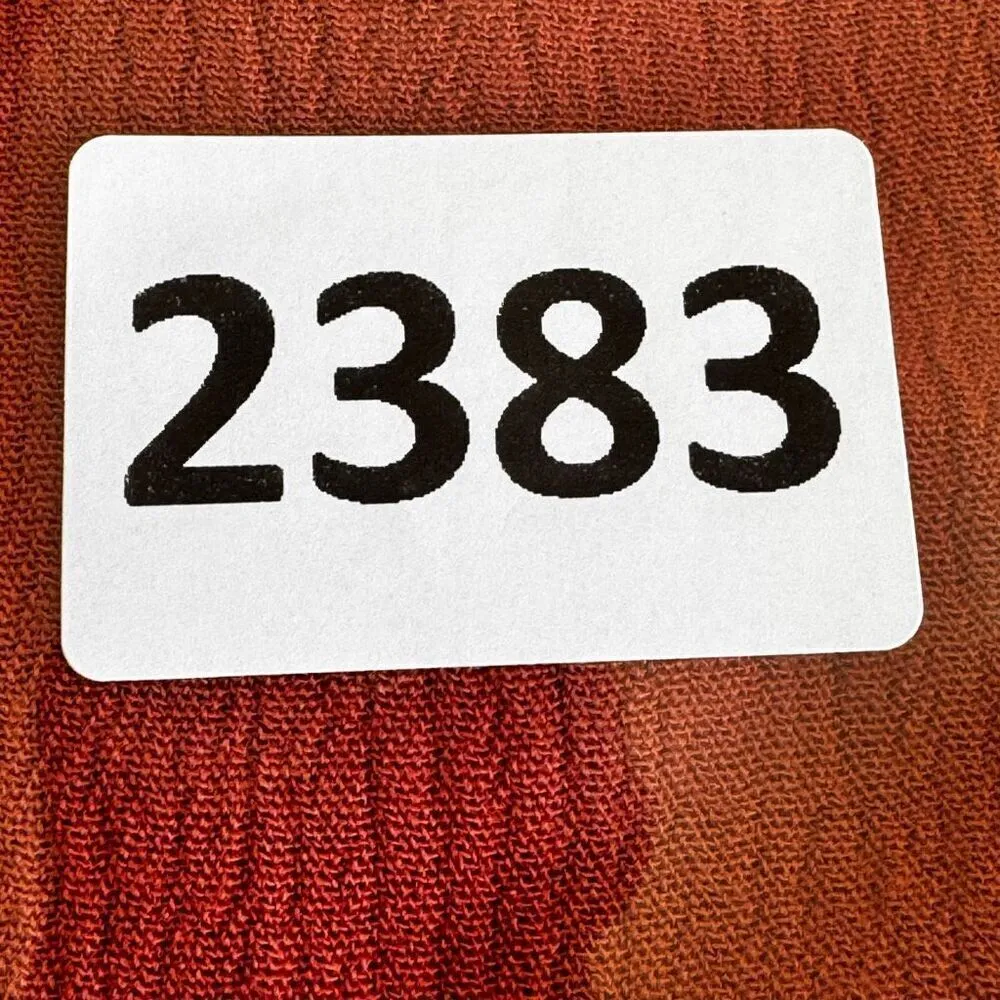 Anthropologie Daniel Rainn Rust Orange Long Sleeves V-Neck  Sz L #2383 - Image 13