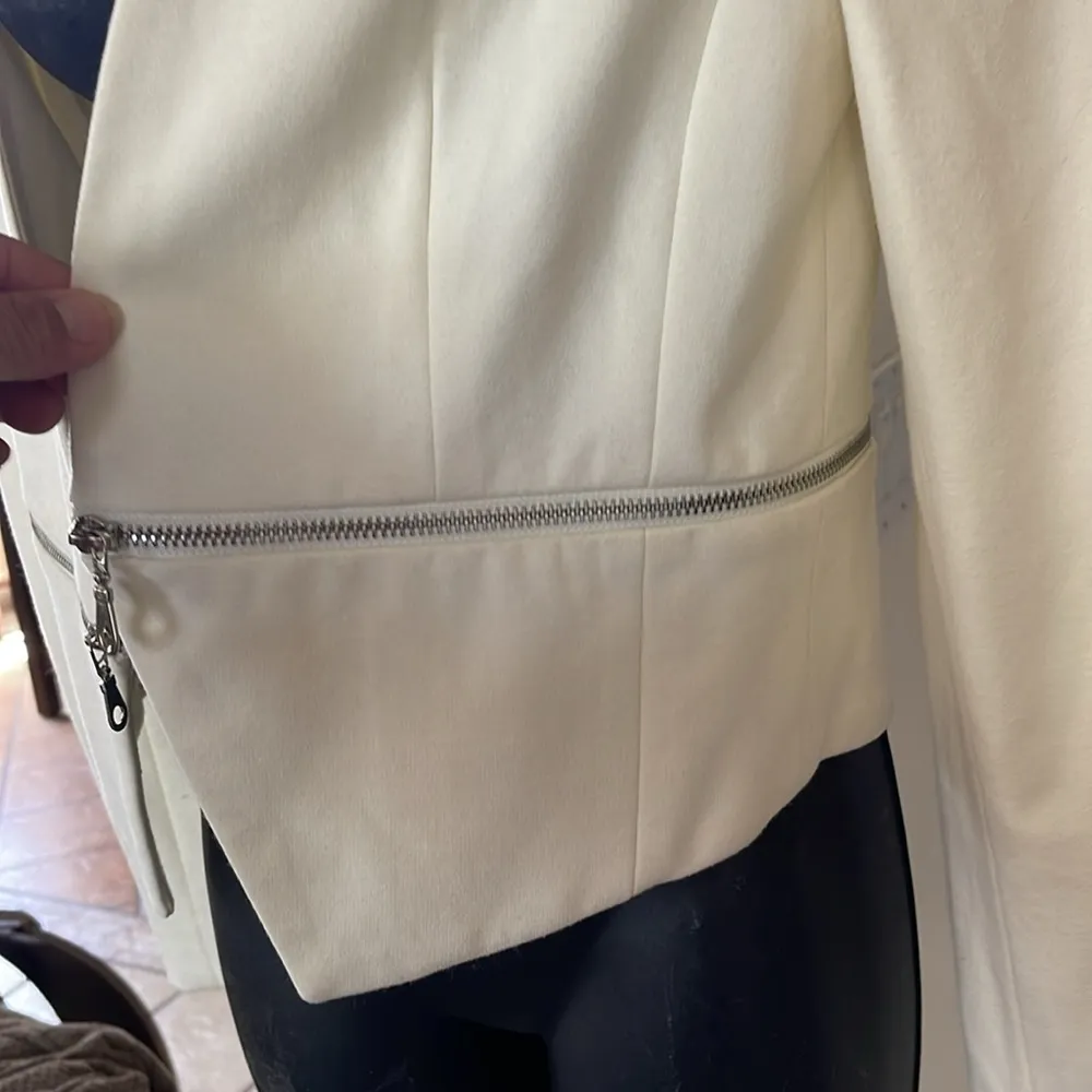 PHILOSOPHY ivory blazer size S - Image 4